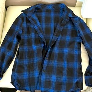 Blushmark Plaid over size shirt